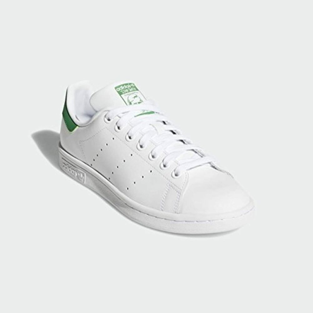 Adidas Originals Women's White Green Classic Stan smith Casual sneakers B24105